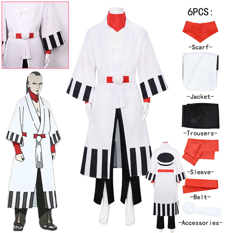 Men'S Kimono Accessories - WHH Anime Boorter Cosplay Costume Ci