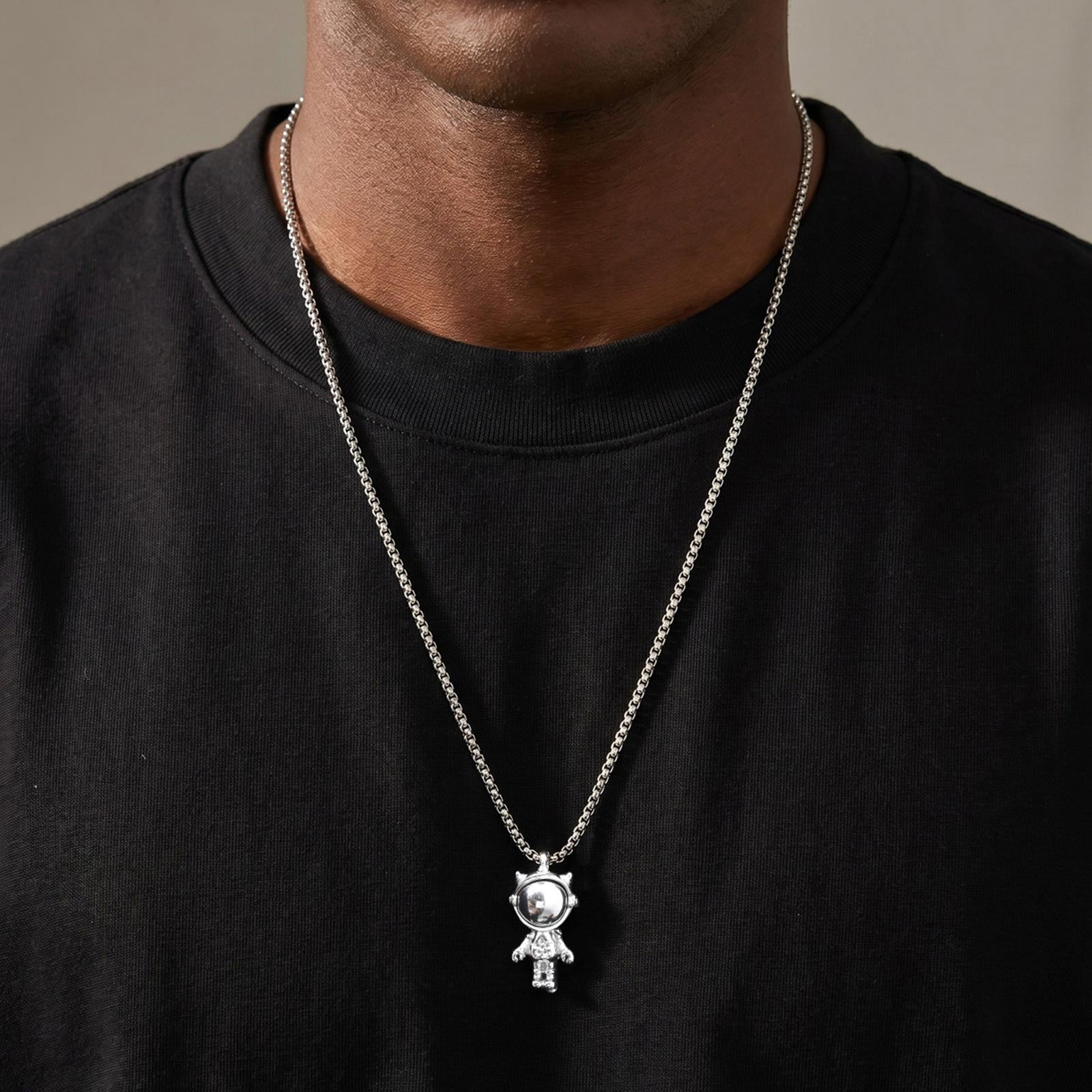 X Men Accessories - Vnox Stainless Steel Spaceman Astronaut Pendant