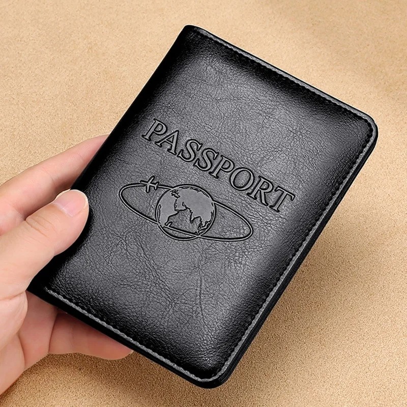 Unisex Genuine Leather Passpor - Men'S Accessories Wallet 评论和价格
