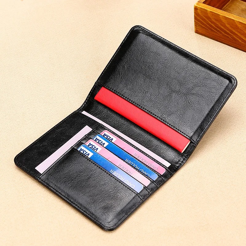 Unisex Genuine Leather Passpor - Men'S Accessories Wallet 评论和价格
