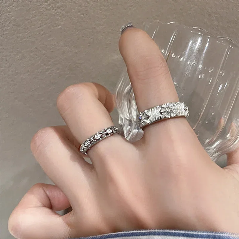 Shiny Metal Open Ring for Men  - Men Accessories Drawing 评论和价格