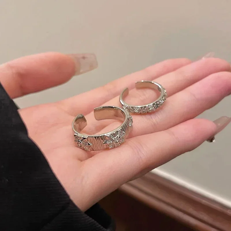 Shiny Metal Open Ring for Men  - Men Accessories Drawing 评论和价格