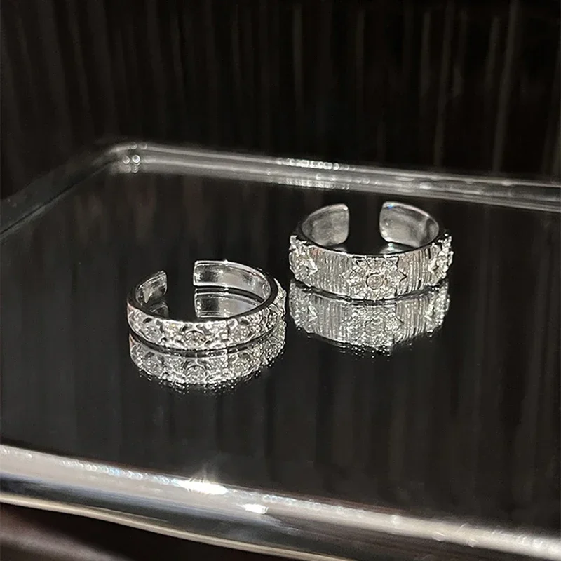 Shiny Metal Open Ring for Men  - Men Accessories Drawing 评论和价格