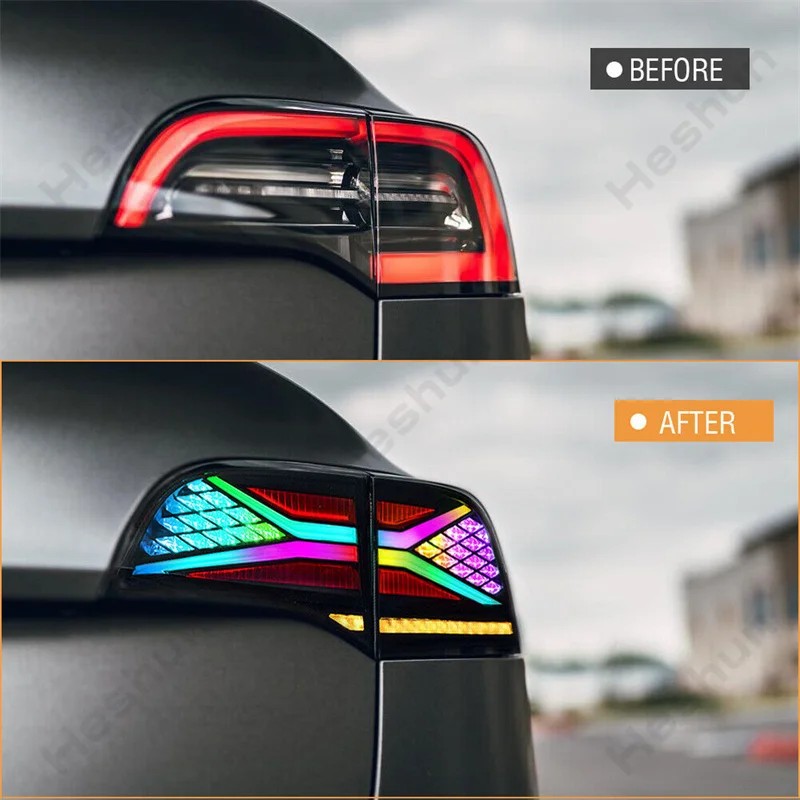 Car Accessories RGB LED Tail L - X Men Accessories 评论和价格
