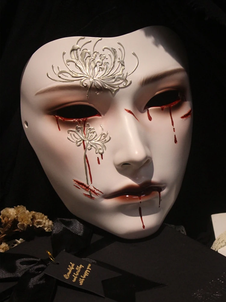 Mask Retro Hand Drawing Fashio - Men Accessories Drawing 评论和价格