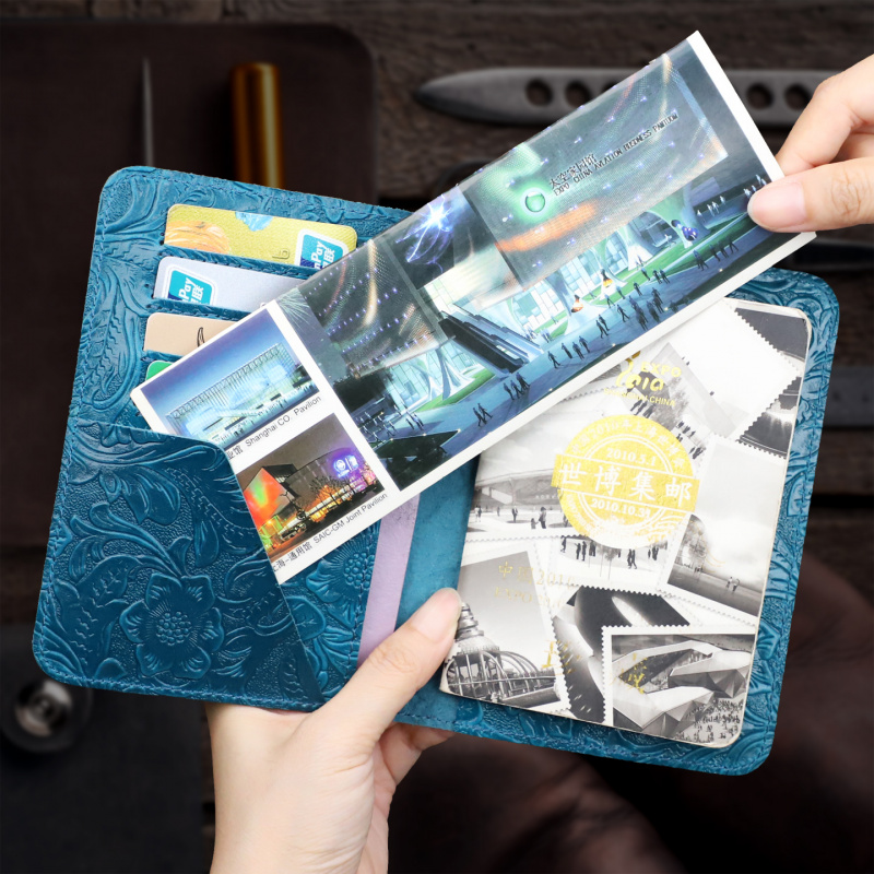 Genuine Leather Passport Holde - Men'S Accessories Wallet 评论和价格