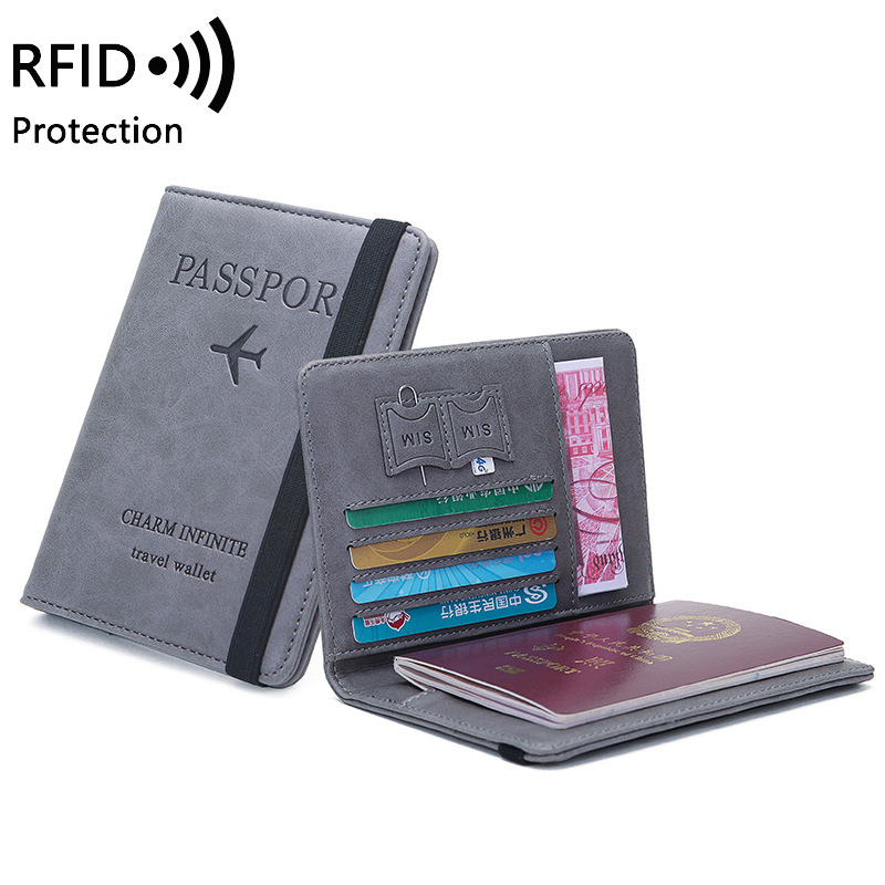 Unisex PU Leather Passport Hol - Men'S Accessories Wallet 评论和价格