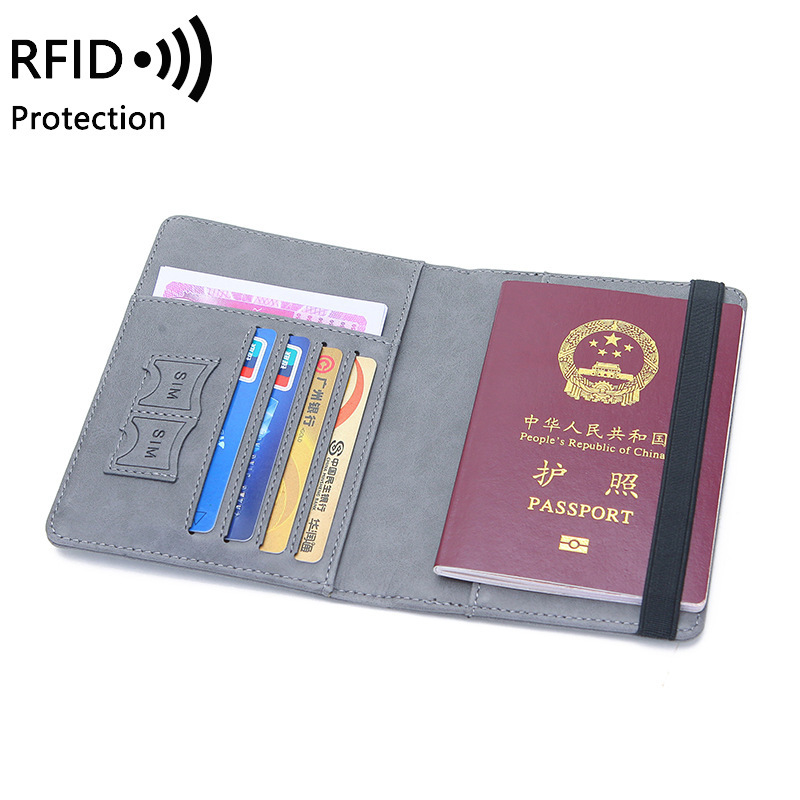 Unisex PU Leather Passport Hol - Men'S Accessories Wallet 评论和价格