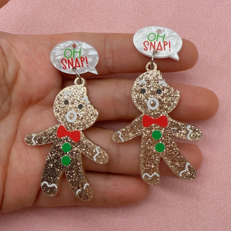 10pcs Cute Christmas Gingerbre - Men Accessories Usa 评论和价格