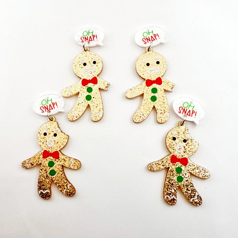 10pcs Cute Christmas Gingerbre - Men Accessories Usa 评论和价格
