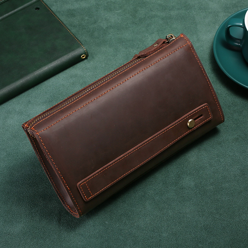 Men's Clutches Long Handbag Bu - Men'S Accessories Wallet 评论和价格