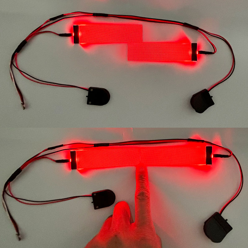 Red Flexible Bendable DIY LED  - X Men Accessories 评论和价格