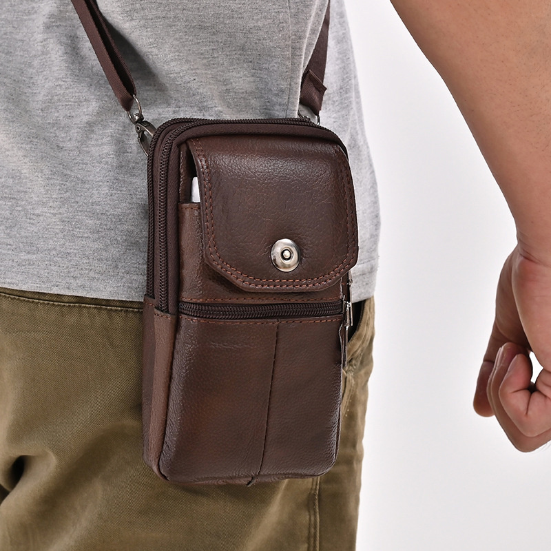 Men's Messenger Bag Cowhide Le - Men'S Accessories Wallet 评论和价格