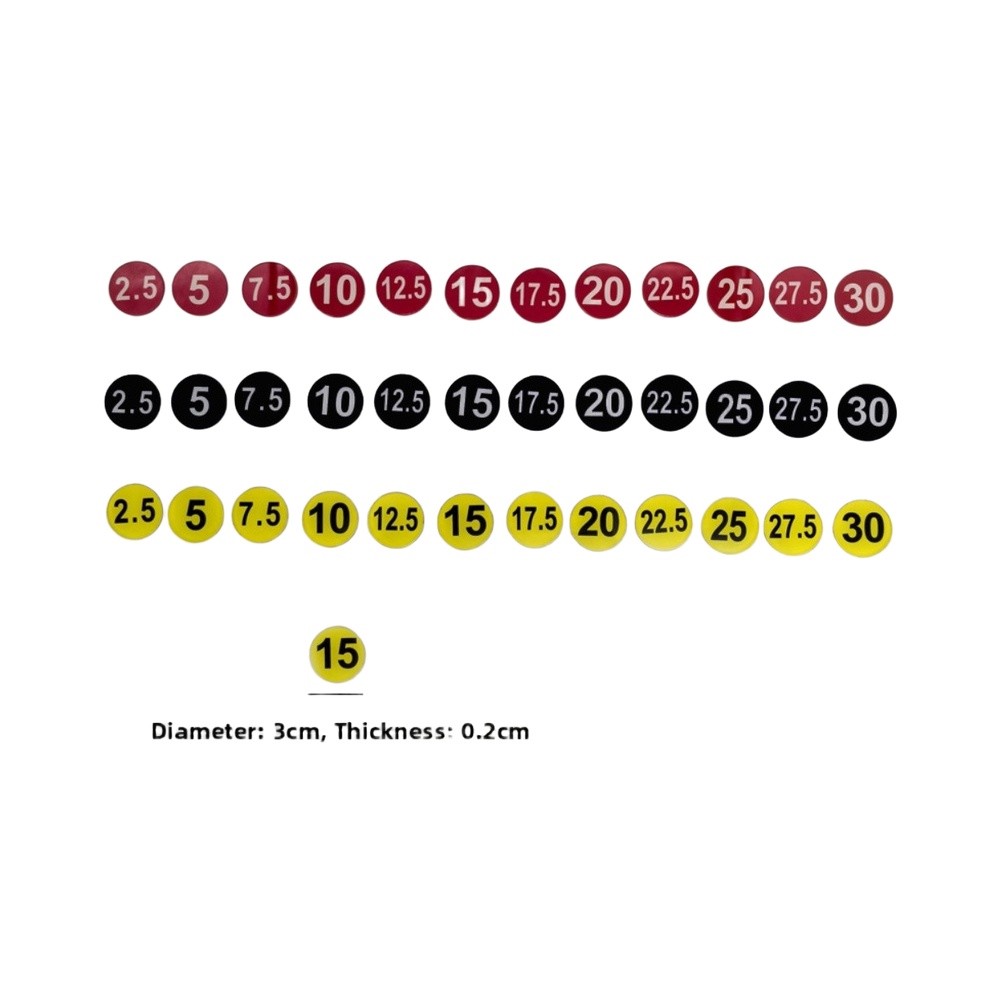 Weight Rack Label Stickers 5kg - Men Accessories Usa 评论和价格