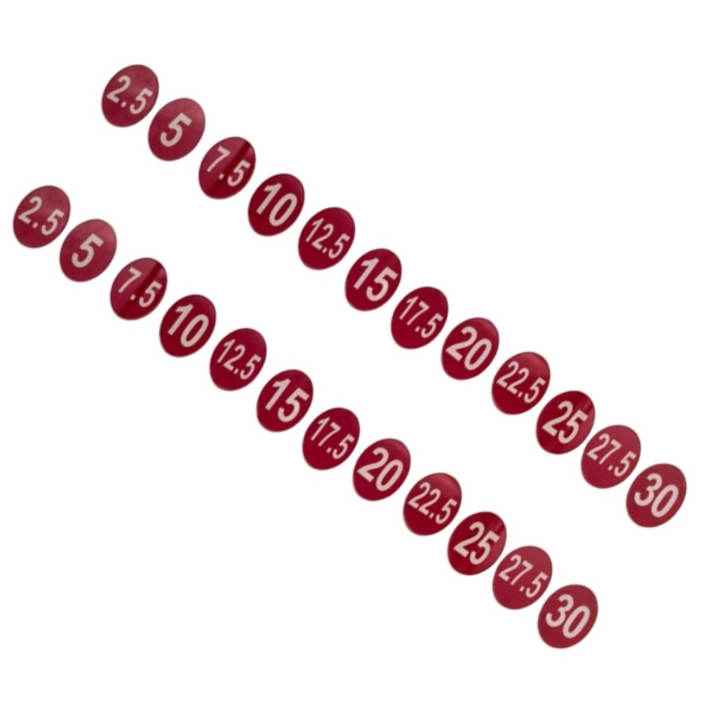 Weight Rack Label Stickers 5kg - Men Accessories Usa 评论和价格