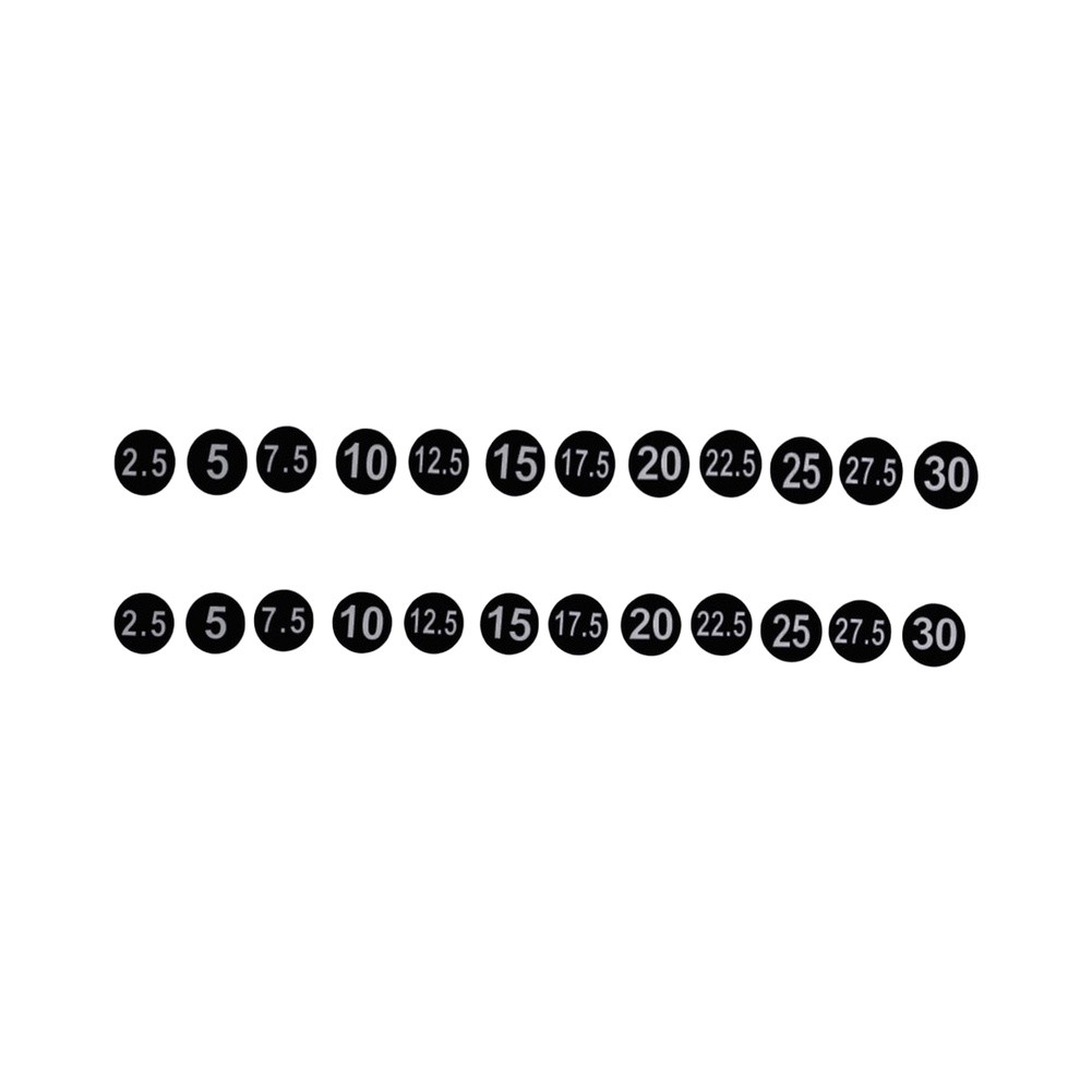Weight Rack Label Stickers 5kg - Men Accessories Usa 评论和价格
