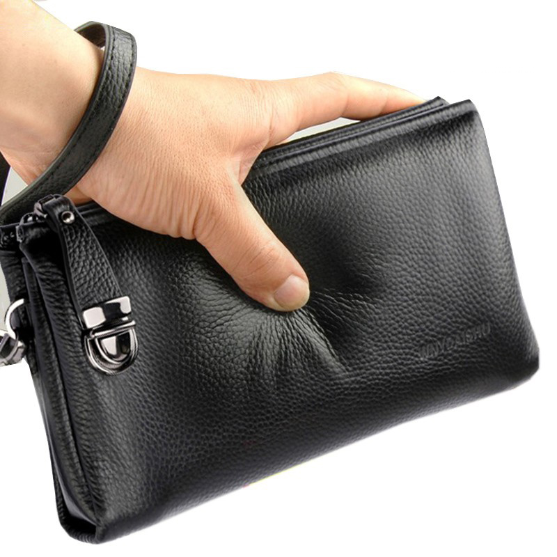2025 Hand Bag Men Real Cowhide - Men'S Accessories Wallet 评论和价格