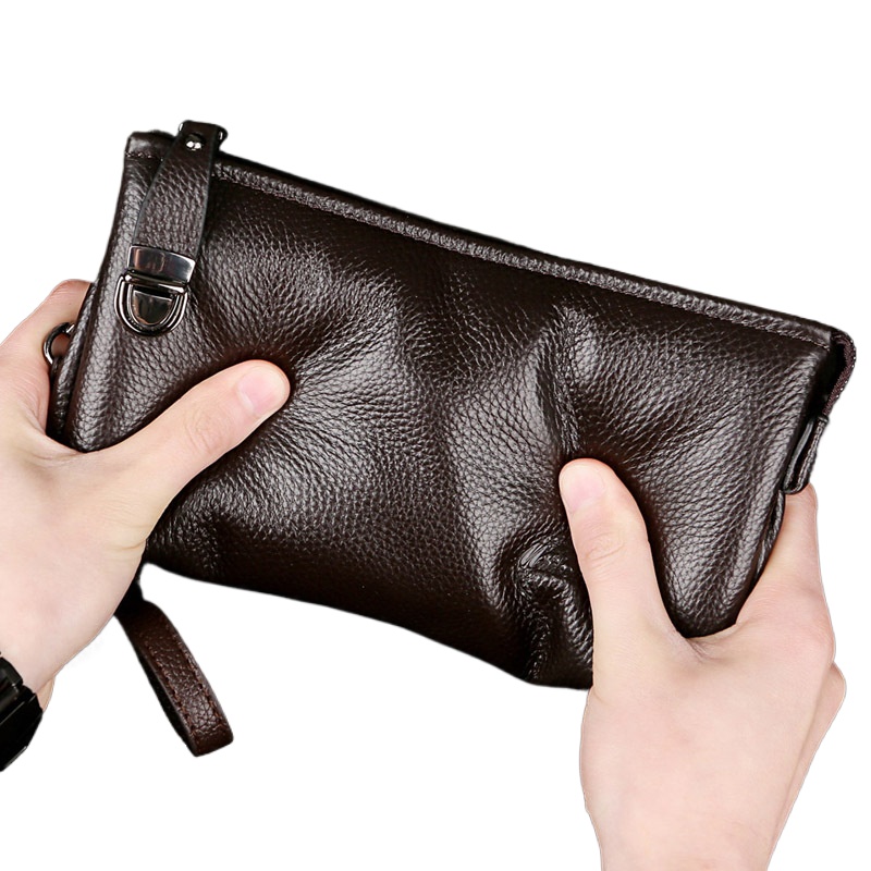 2025 Hand Bag Men Real Cowhide - Men'S Accessories Wallet 评论和价格
