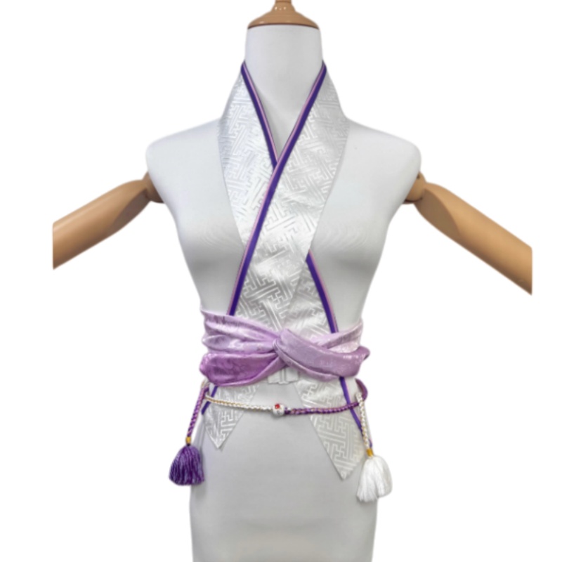 Multi Colored Fake Tie Raised  - Men'S Kimono Accessories 评论和价格