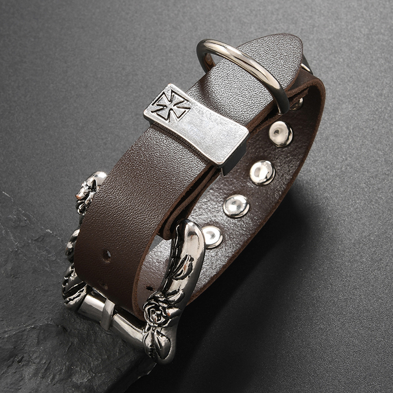 Rock Punk Style Large Buckle B - Men Accessories Pk 评论和价格
