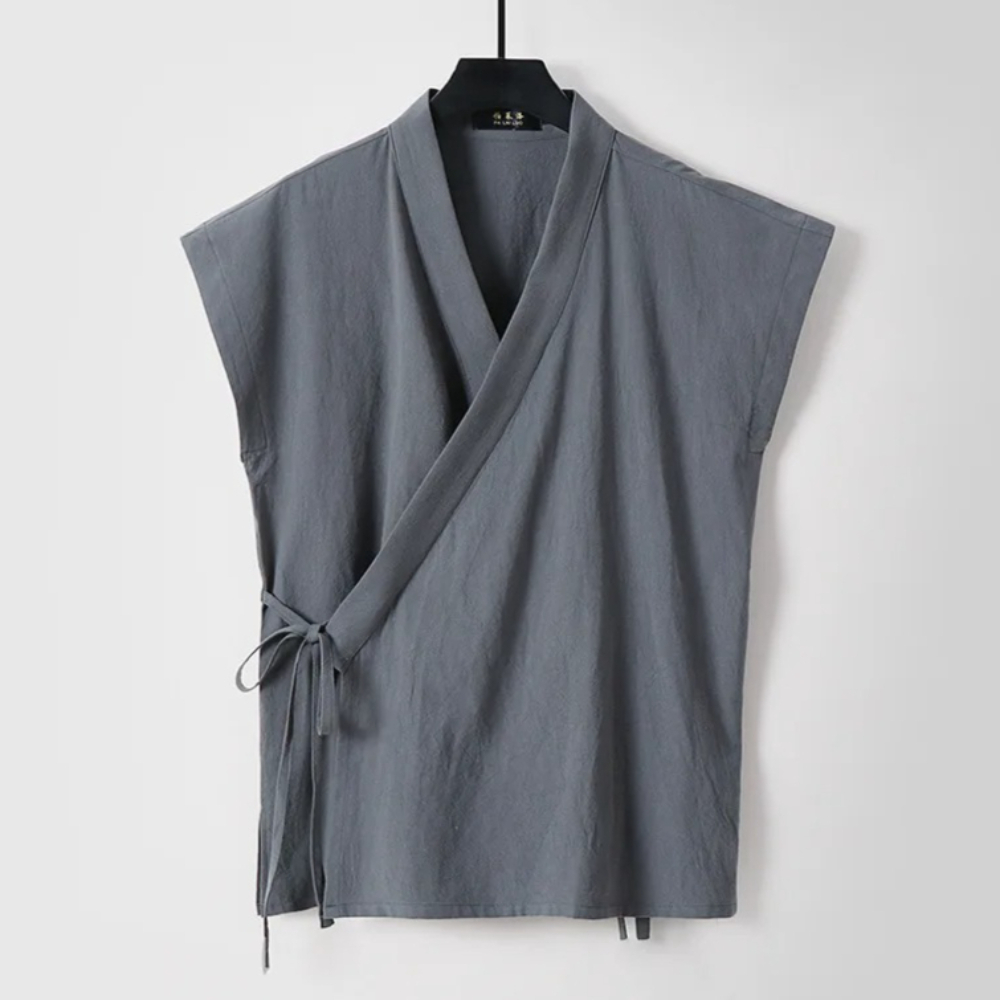 Chinese Men's Cotton Linen Tan - Men'S Kimono Accessories 评论和价格