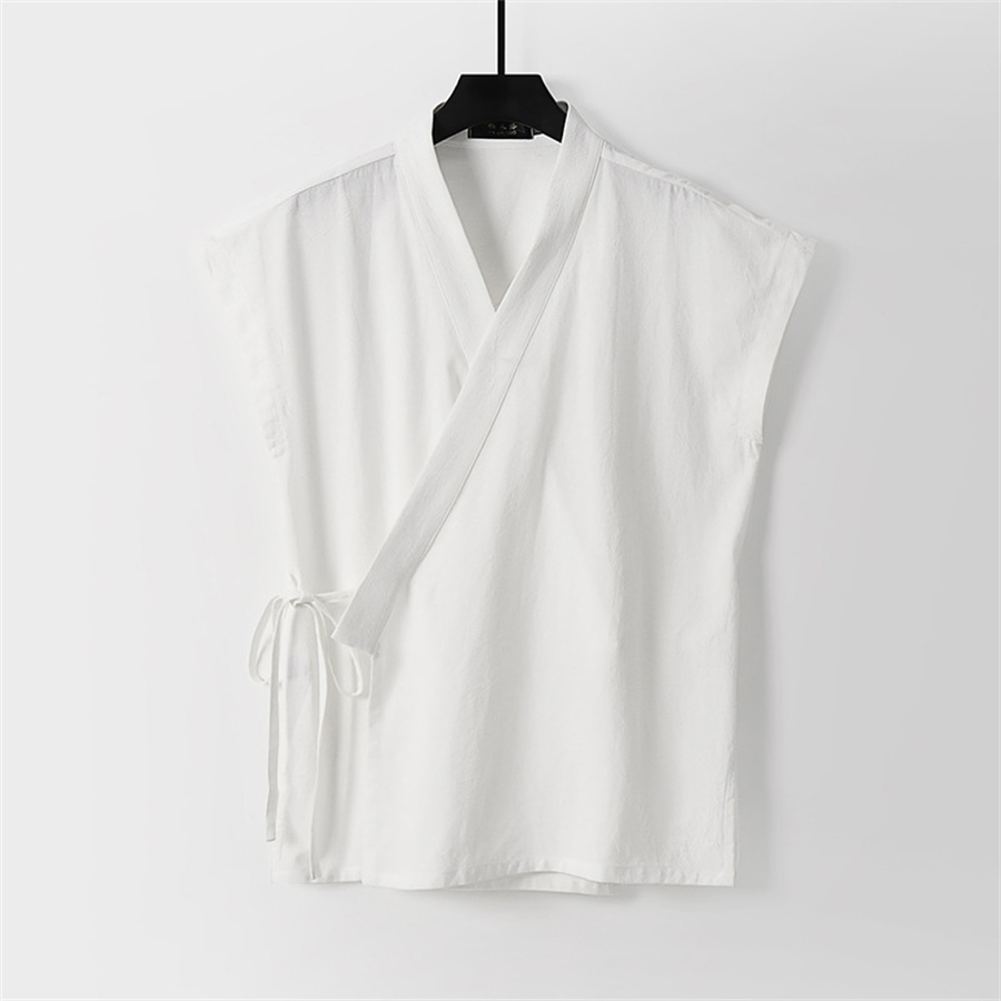 Chinese Men's Cotton Linen Tan - Men'S Kimono Accessories 评论和价格