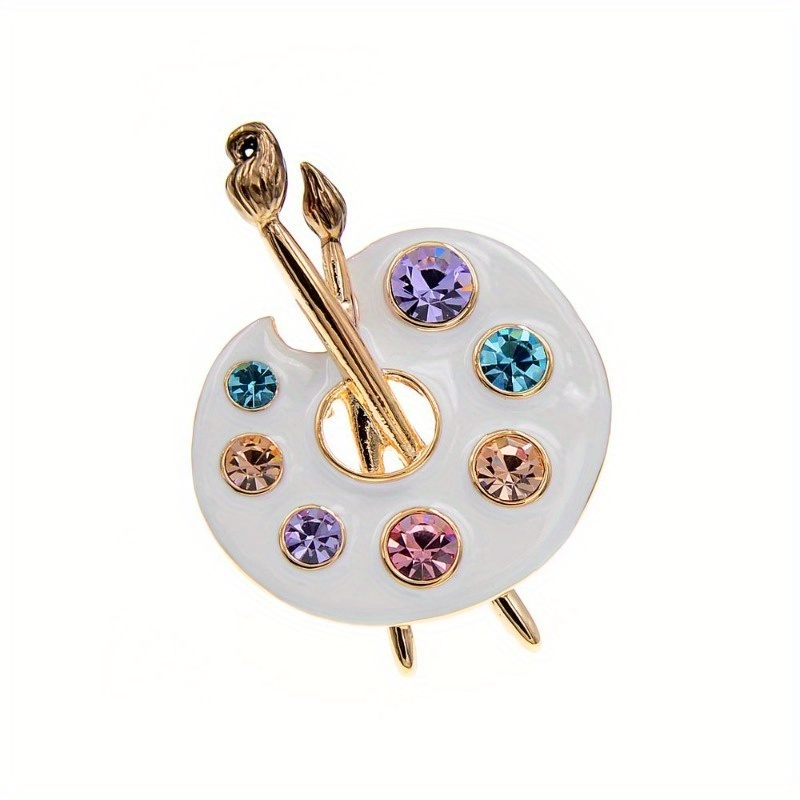Draw Palette Brooch Creative R - Men Accessories Drawing 评论和价格