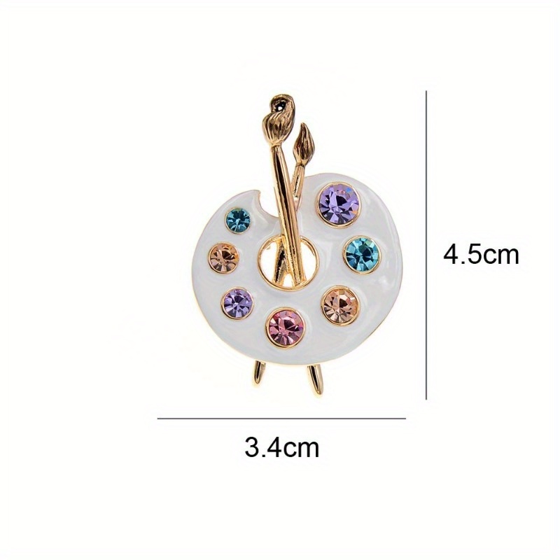 Draw Palette Brooch Creative R - Men Accessories Drawing 评论和价格