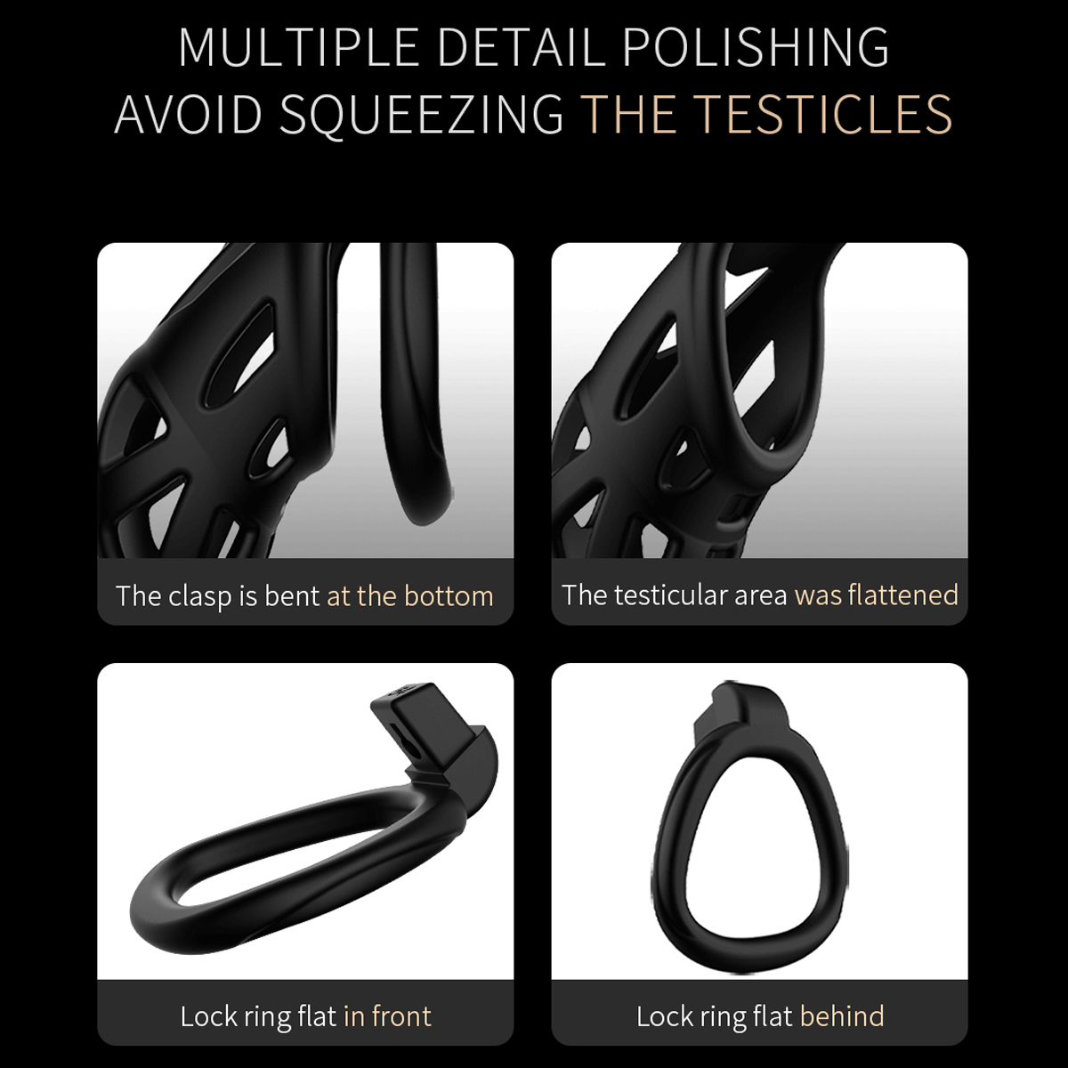 Male Chastity Cage Penis Lock  - Men Accessories Usa 评论和价格