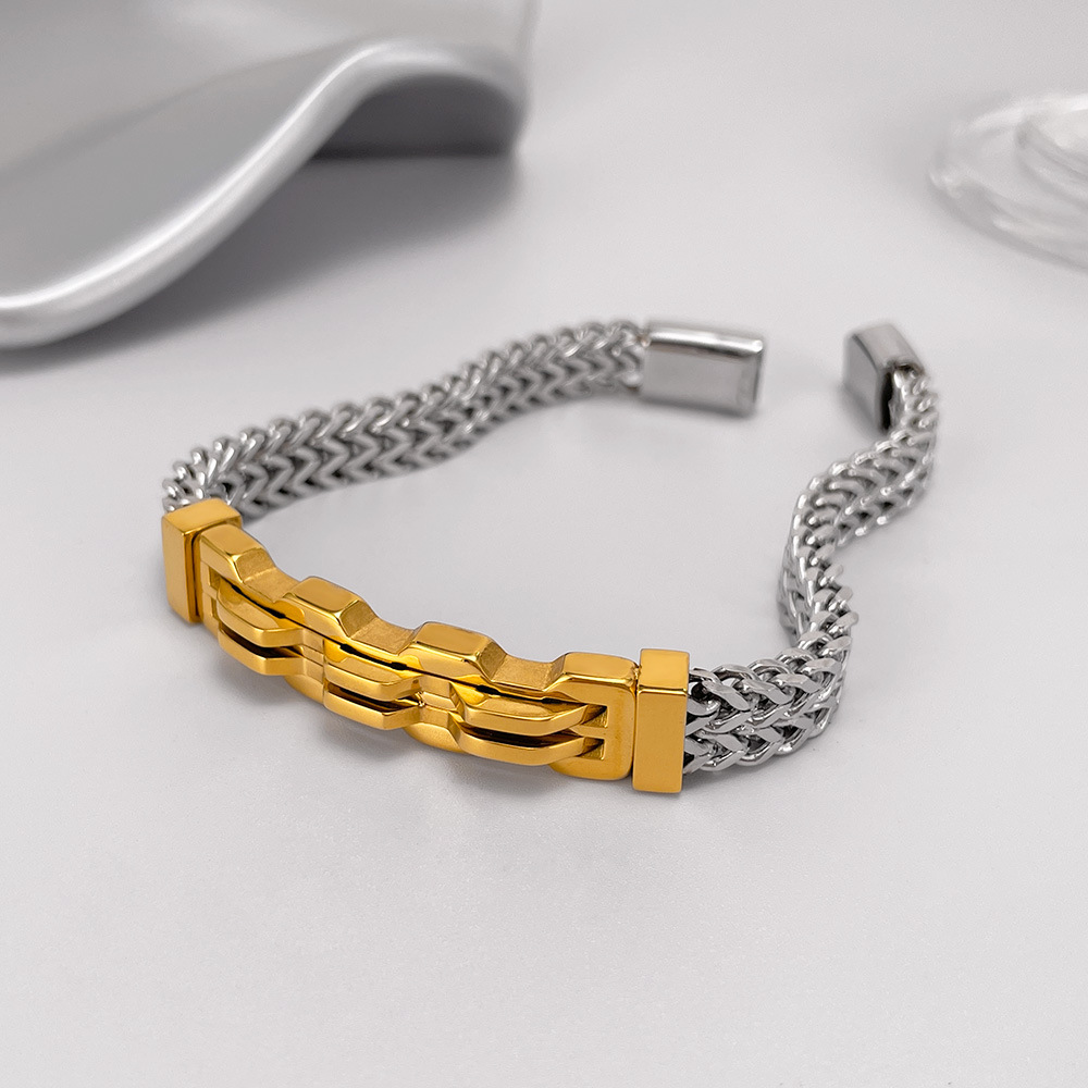 Men's Stainless Steel Bracelet - Men Accessories Pk 评论和价格